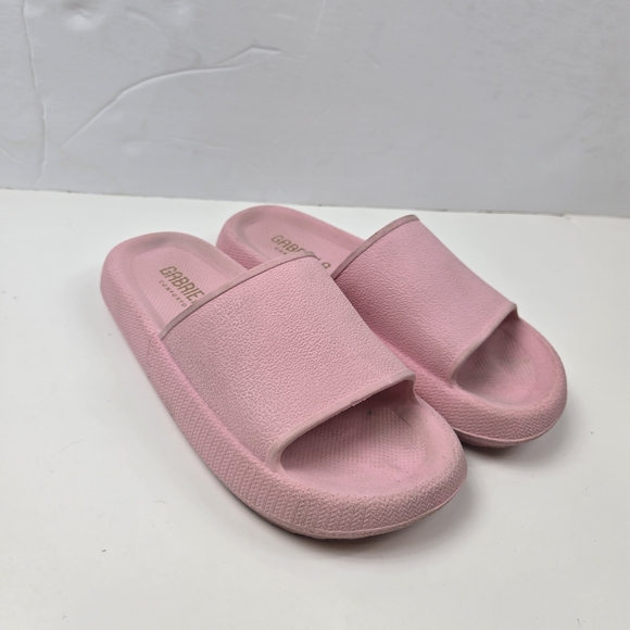 Comfortable Pink Slide Sandals - Picture 2 of 7